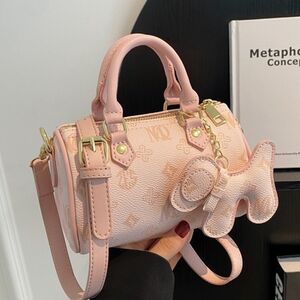 Elegant Pink Designer Handbag